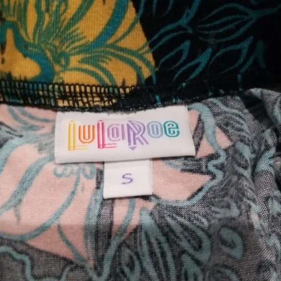 LulaRoe Floral Skirt Small - Picture 2 of 3